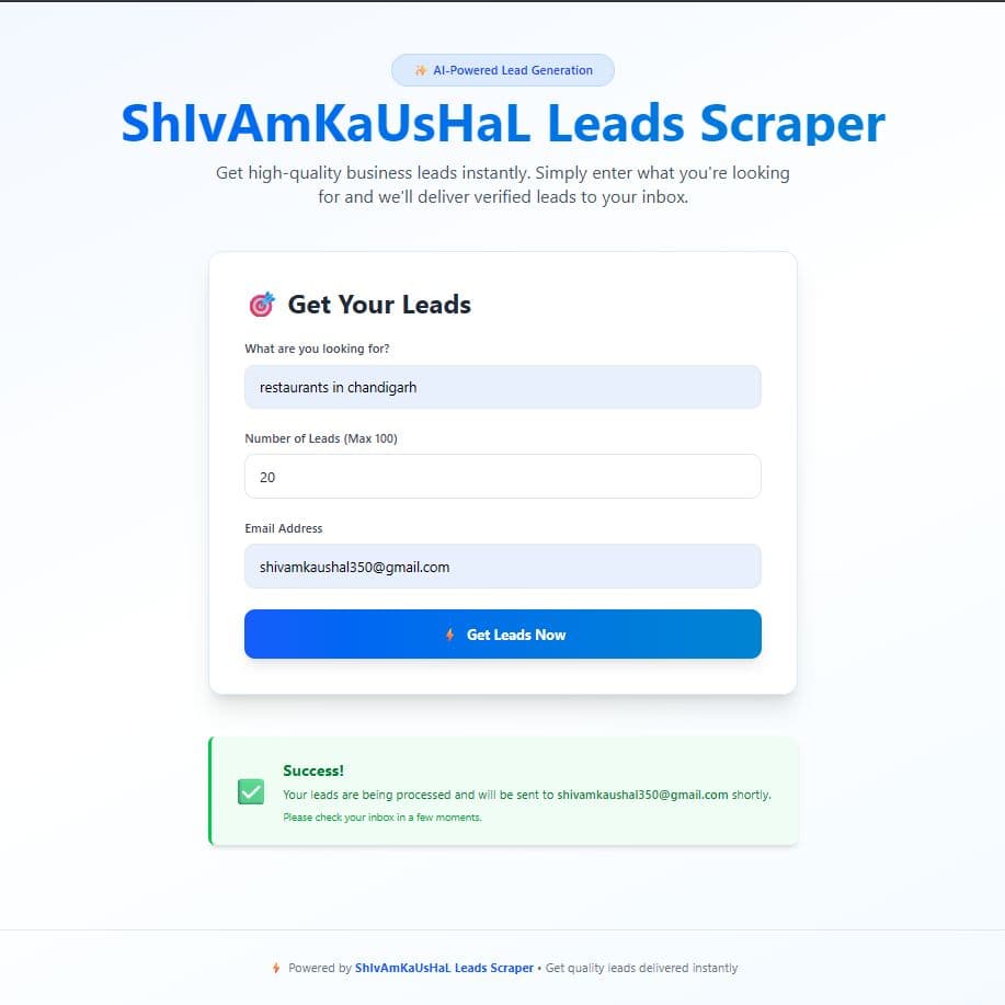 How I Built an Automated Lead Scraper for Google Maps