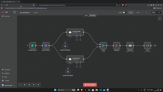 Building an Automated SEO Audit System with n8n and GPT