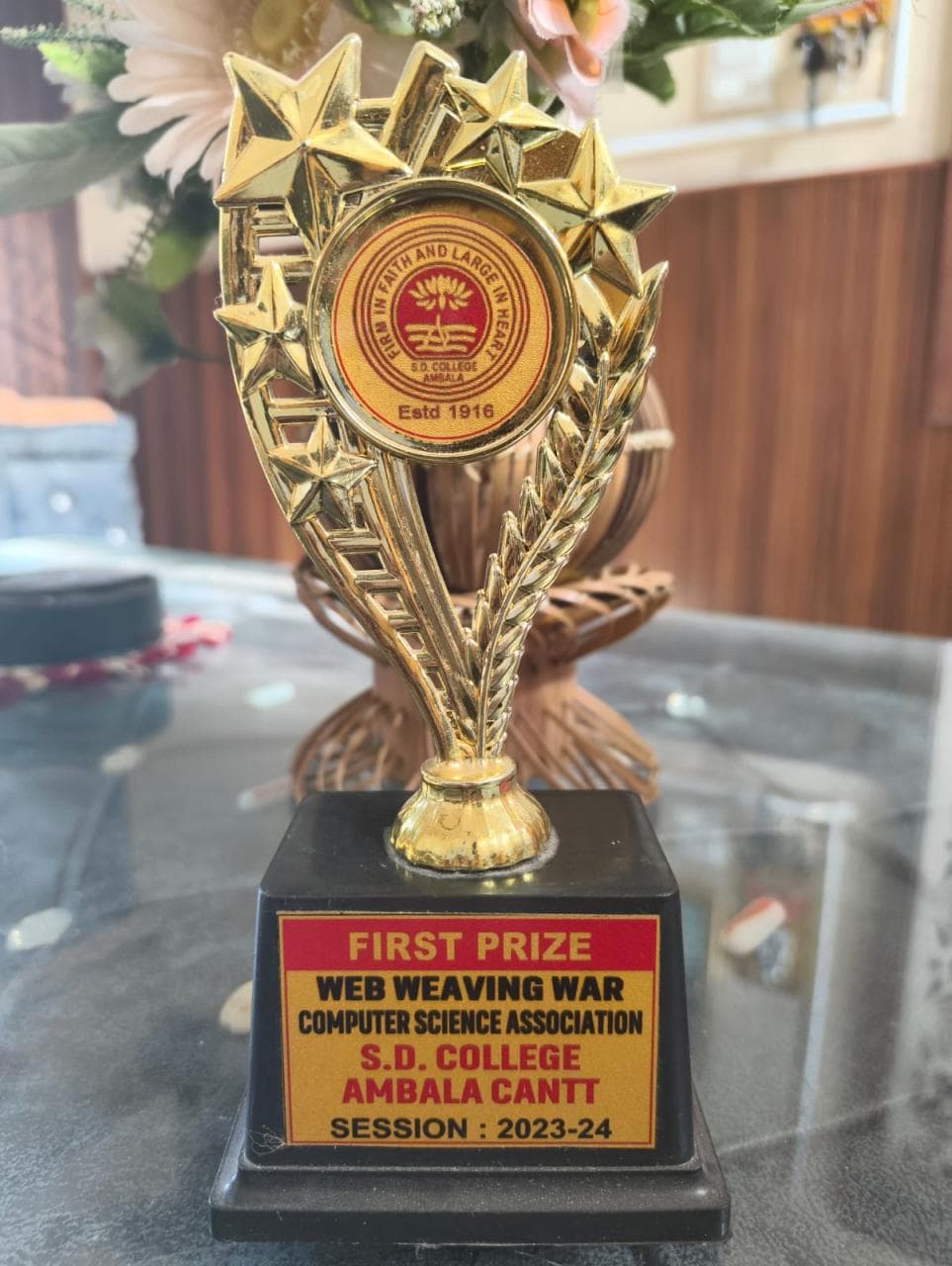 Web Weaving War - First Prize